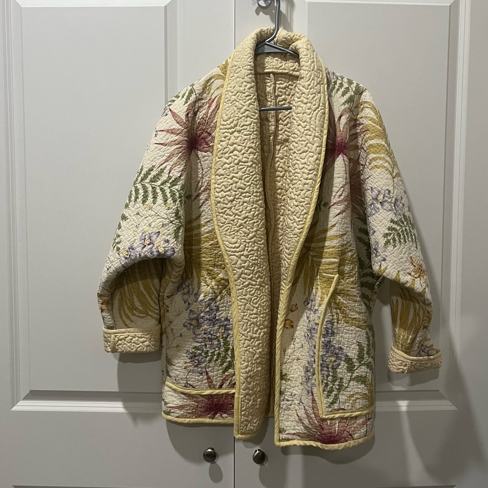 Handmade Floral Quilted Jacket